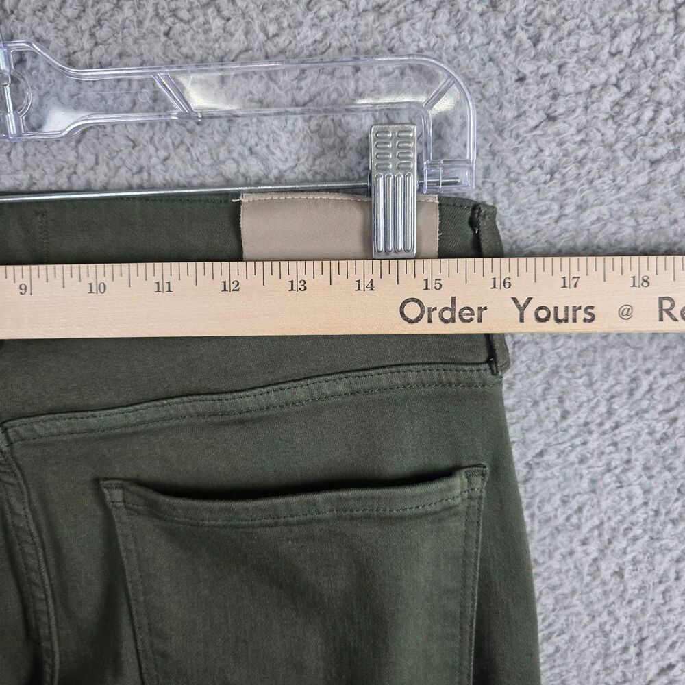 Paige Jeans Men's Pine Shade Green Jeans Straight Denim Casual Size 31x34 - Picture 9 of 12